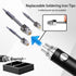Cordless Soldering Iron Kit, USB Rechargeable Soldering Gun, 3 Temperature Adjustable for DIY Home Repair