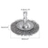 uxcell 10Pcs Wire Wheel Brush 2" High Carbon Steel Wire Drill Brush with 1/4-Inch Hex Shank for Rust Removal Corrosion Scrub Surfaces