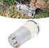 Miniature Vacuum Pump, DC Air Diaphragm Pump with 90 Degree Angle Air Ports, White (DC6V)