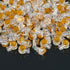 200PCS Waterproof Gel-Filled Orange Clear Button Telephone Wire Connectors, UY Butt Splice Connector K1