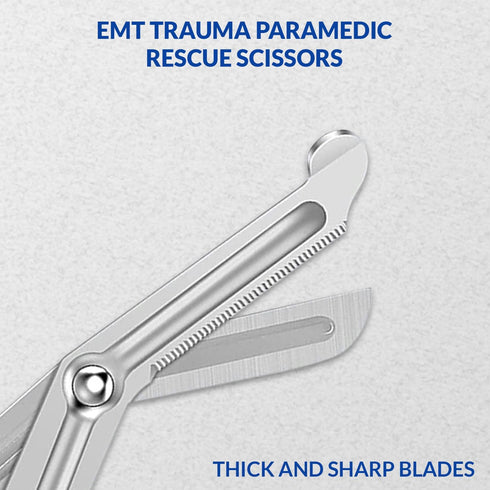 SURGHAUS MEDICAL 5.5 Inch) Bandage Scissors Stainless Steel Medical Scissors for Nurses Non-Stick Trauma Shears - EMT