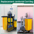 16 11 27 inch Commercial 23 Yellow(1 x x Replacement Janitorial Cleaning Cart Bag High Capacity Janitorial Cart Bag