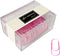 Pink Jumbo Paper Clips, 50 Pcs, 2 Inch, Durable, Rustproof Coated, Large Office Supply Accessories