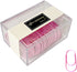 Pink Jumbo Paper Clips, 50 Pcs, 2 Inch, Durable, Rustproof Coated, Large Office Supply Accessories