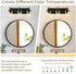 Ablwigh 3-Light Farmhouse Bathroom Light Fixtures, Black Bathroom Vanity Light Fixtures Over Mirror, Rustic Sconces