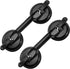 FCHO Glass Suction Cups Heavy Duty Aluminum Handle Holder Hooks to Lift Large