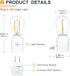 1W 2700K, 10-100LM 1-Pack Warm Night Lights Plug into Wall Motion Sensor, LED Night Light, Adjustable Brightness