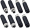 M8 4 Pin Male & Female Socket Panel Aviation Wire Connector, 8mm Outdoor Waterproof IP67 A Coding