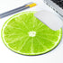 Lime Slice Mousepad, Tropical Fruit Mouse Pad, Vegan Funny Present, Food Mousepad