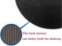 Round Mouse Pad - Anti Slip Rubber Cartoon Coffee Cat Mousepads for Home and Office, 7.9 x 7.9 inches