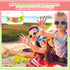 Batiyeer 50 Pcs Silicone Charm Bracelet for Kids, Adjustable Colorful Rubber Wristbands 7.08 Inch for School Party