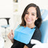 150 6 13'' 18" Tondiamo Pcs Disposable Dental Bib Waterproof Colorful Bibs with Bib Clips Holder for Dental Clinic