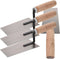 Yardwe Hand Tools 4pcs Concrete Trowel Set, Finishing Trowel, Putty Trowel, Margin Trowel for Construction