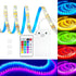 3.3FT Motion Sensor LED Strip Lights with Remote/4Mode, RGB & Warm White