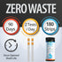 180ct, 50x DoubleCheck Urine and Saliva pH Test Strips More Dependable pH Balance Testing, Alkaline and Acid Levels