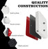 Transducer Mounting Plate, Marine-Grade Hardware Kit for Transducer Mounting