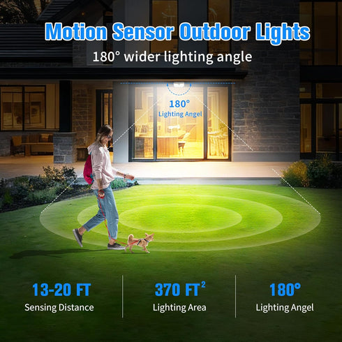 182 2500Lm IP65 Door(2pack) Aootek Solar Lights Outdoor LEDs Solar Motion Sensor Lights Waterpro of with Wide Anglefor