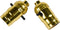 HQRP 2-Pack ON-Off Lamp Holder, E26 Bulb Light Socket, for Floor and