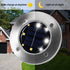 4.6 inch Outside,8 Pack INCX Solar Lights for Solar Light Outdoor Waterproof, Garden Lights Landscape Lighting