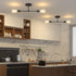2-Light (1 Pack) FadimiKoo Black Bathroom Lighting Over Mirror, Modern Sconces Wall Light Fixtures, Indoor Semi Flush