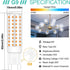 Dimmable G9 Bulb 60W 75W 80W T4 G9 Bulbs 8W 800LM 3000K Bulbs 5Pack ZHENMING LED Halogen Equivalent, Bi Pin Base Light