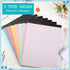 Fuutreo 8 Pcs 8.5'' x 11'' Colored Legal Pad Writing Pads, Narrow Ruled, 50 Sheets Per Notepad