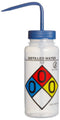 SP Bel-Art Right-to-Know Safety-Vented/Labeled 4-Color Distilled Water Wash Bottles, 500ml (Pack of 4)