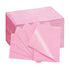 EZEELAI 50 PCS Pink Dental Bibs Disposable Nail Art Table Mats Foldable Nail