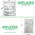 Innovative Haus Pack of 25 Inflatable Air Pillow Pouch Protectors with Free Pump for Heavy Duty Packing Supplies