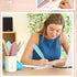 Frienda 32 Pieces Feather Rollerball Pen Set - Creative Artificial Feather Ballpoint Gel Pens for Office Supplies