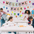 Mixweer 61 Pcs Welcome Back Banner, Boho Bulletin Board Set for Classroom Borders and First Day of School Decor