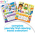 OOLY Coloring Book for Toddlers - Fun Activity Coloring Pages with 31 Perforated Pages 8"x10", Great Kid's Activities