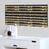 4 Pack Metal Pegboard Panels, Black Wall Organizer with Bent Frame for Heavy Duty Home Storage