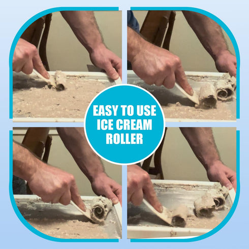 (14"x10") Extra Large Rolled Ice Cream Maker - Make Instant IceCream w/the Family - Manual Roll Your Own IceCream