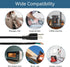 14 Gauge Replacement Power Cord, 8Ft Cable 110V 115V 120V for Appliance, NEMA 5-15P Plug