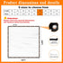 NNG 10x10ft Grommet, Clear Waterproof Tarps Heavy Duty Transparent Tarpaulins Clear Vinyl Tarps with Outdoor