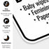 Sigo Signs 12x18 Inches, .063 Please Do Not Flush Baby Wipes Cleaning Wipes Sign, Rust Free Aluminum, Fade Resistant
