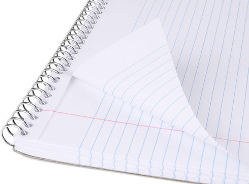 Mintra Office TOP BOUND Durable Spiral Notebooks (Purple, College Ruled, 3pk)