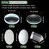 YOKIVE 1 Set Optical Lens, Clear Glass Optical Lenses | Make Telescope, Great for Photography, Optical Instruments Use (Clear, 10cm Focal Length)
