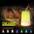 13 Dimmable Touch Bedside Table Lamp, RGB Color Changing RGB Night Light, Small Lamp for Bedroom, LED Lamp with Warm