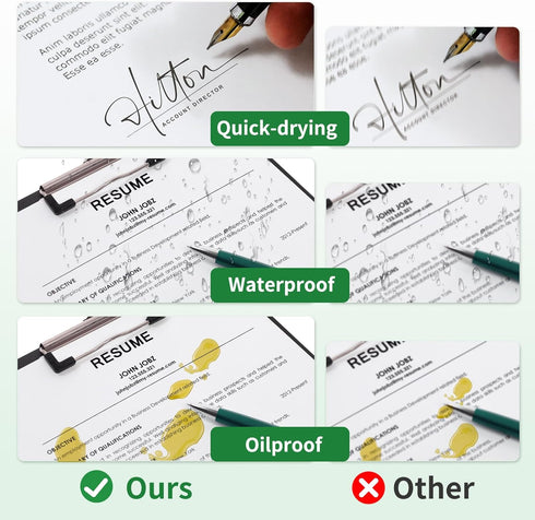 8.5 11 Inch PD-A4 200 Gloryang Thermal Printer Paper x US Letter Size, Quick-Dry Fan-Folded Thermal Paper, Advanced