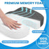 TushGuard Seat Cushion - for Office Chair, Car Seat, Airplane, Bleacher - Sciatica & Coccyx Pain Relief Desk Chair