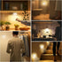 8 Pack Closet Guankai Motion Sensor Stair Light for Indoor, Battery Operated Lights, Wireless Stick on Anywhere Hallway
