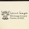 Premium Pre-Inked Personalized Name and Address Stamp, Custom Shaggy Highland Cow Design,