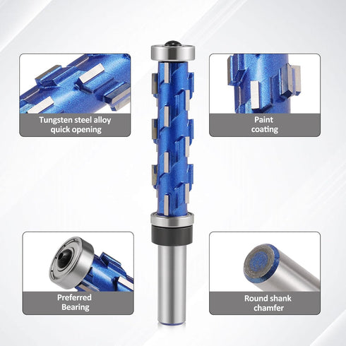Flush Trim Router Bit 1/2" Shank, Flat Trimming Router Bits for Woodworking Milling Cutter Tool (1/2x3/4x2-9/16)