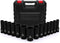 CASOMAN 14PCS 1/2" Drive Deep Impact Socket Set, Metric, 6-Point, CR-MO, 10mm