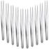 10 Pcs Stainless Steel Tweezers, Long Tweezers with Flat Round Tip for Hair Removal and Electrical Repair