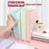 SUNEE 1 Inch 3 Ring Binder, Clear View, PVC-Free, Fits 8.5x11 Inches, Assorted Pastel, 4 Pack for School or Office