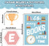 gisgfim Reading Posters for Classroom Retro Motivational Reading Corner Bulletin Board Decorations Educational Colorful Reading Strategies Posters for Elementary School Library Wall Art Decor Supplies