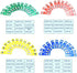 Prepared Microscope Slides for Kids, 48pcs Plastic Animals Insects Plants Flowers Sample Specimens for Homeschooling